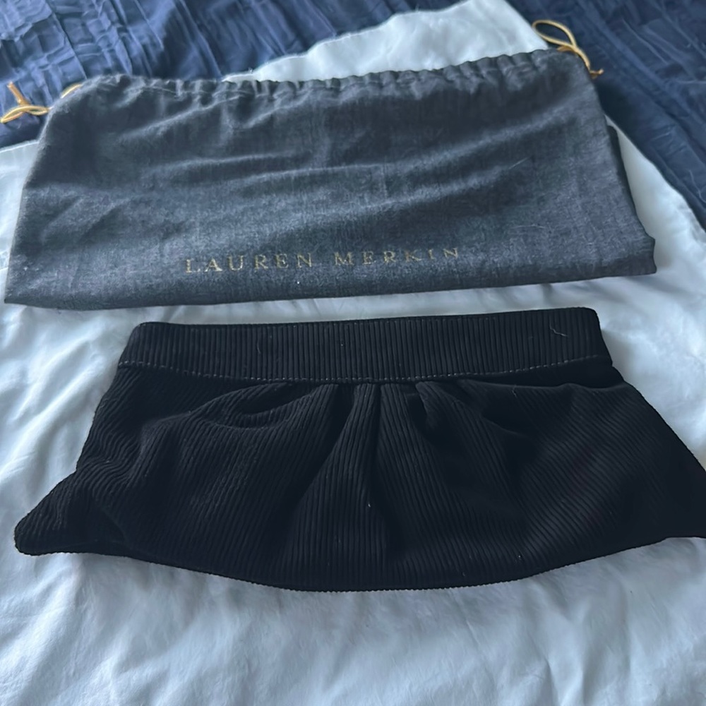 Lauren Merkin Corduroy clutch